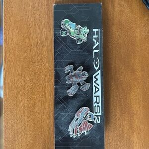Halo Wars 2 Collectible Pin Set - Green, Red, and Gray